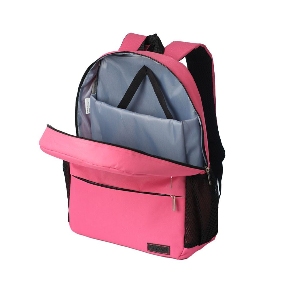 E-train Laptop Backpack, up to 15.6", Pink