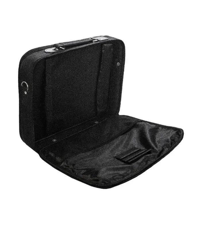 Erain Hard case fits (   laptops up to 15.6 inch size ) , two --zipper access on the front pocket