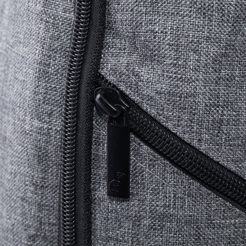 E-train Laptop Backpack Made by High Quality Nylon Material, Fits Up to 15.6”, Gray