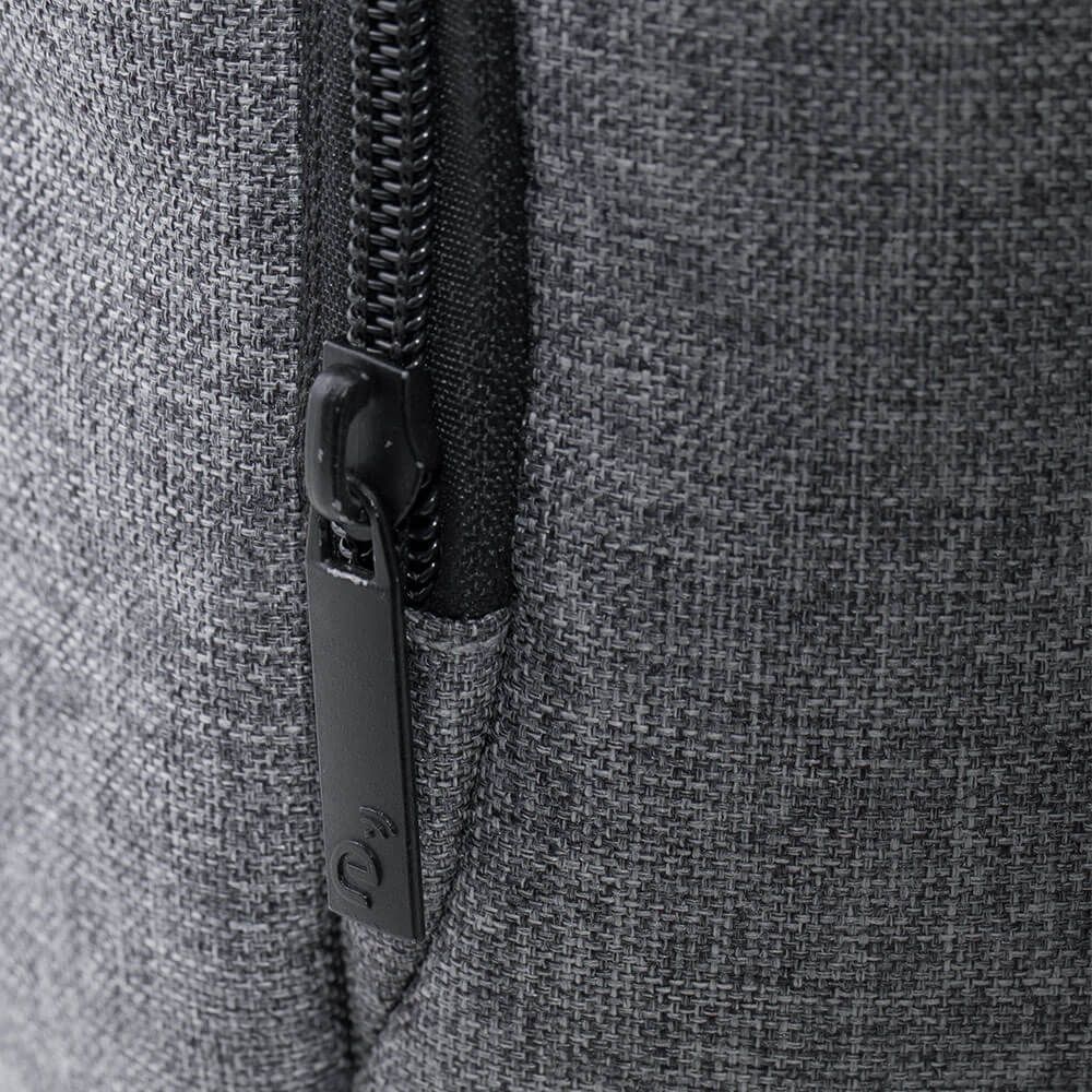 E-train Laptop Backpack Made by High Quality Nylon Material, Fits Up to 15.6”, Gray