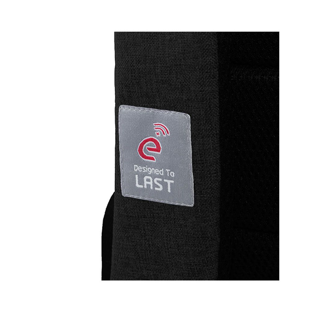 E-train Laptop Backpack Made by High Quality Nylon Material, Fits Up to 15.6”, Black