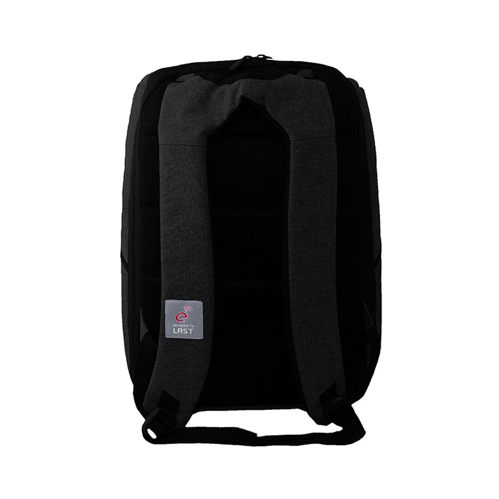 E-train Laptop Backpack Made by High Quality Nylon Material, Fits Up to 15.6”, Black