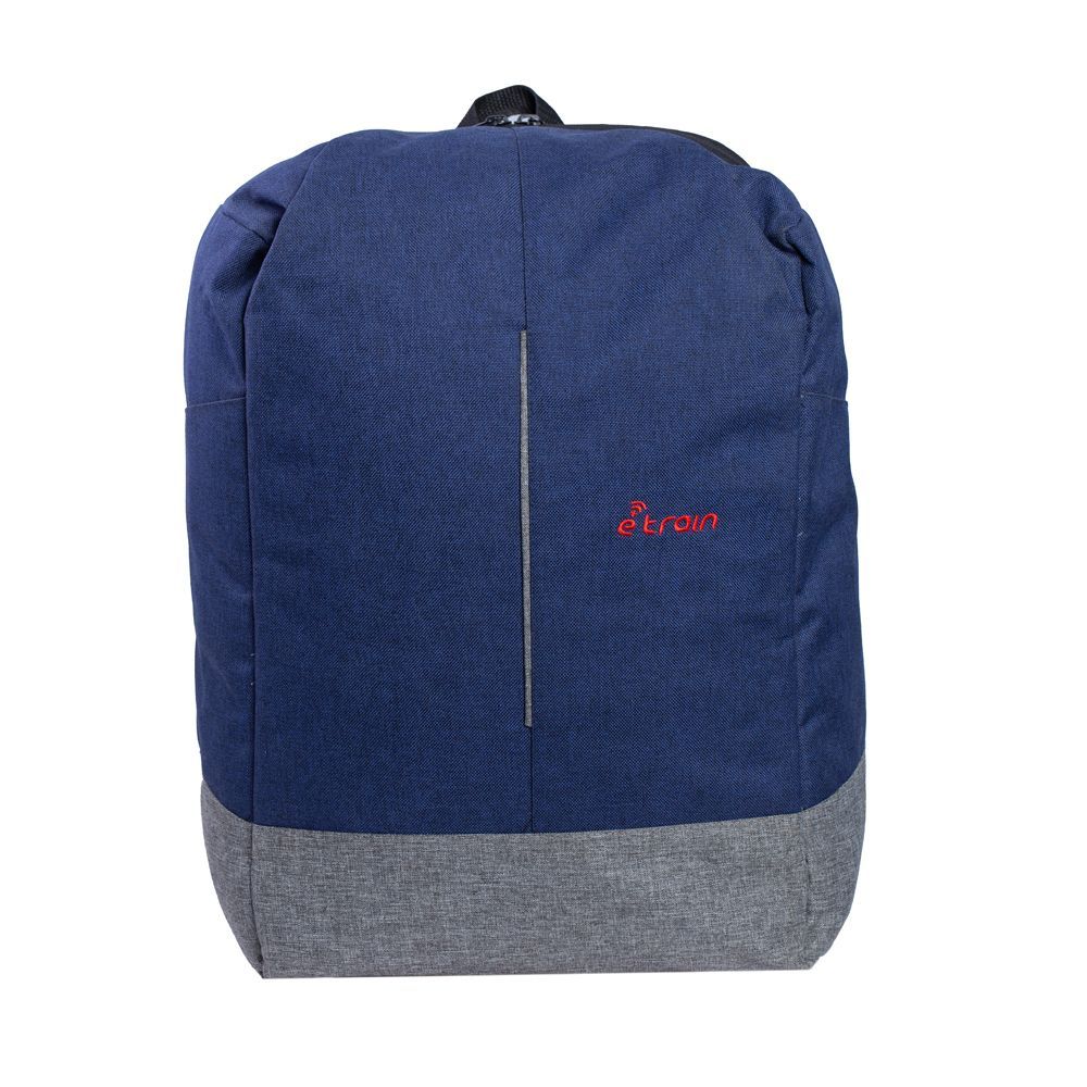 E-train Laptop Backpack, Made by High Quality Nylon Material with Etrain Zipper Puller fits up to 15.6