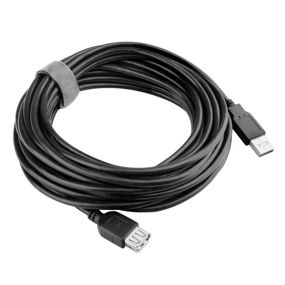 كابل تمديد نشط E-train USB 2.0 - ذكر من النوع A إلى أنثى من النوع A بطول 5 أمتار