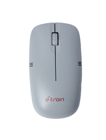 Etrain Wireless Optical Mouse 1200 DPI Gray