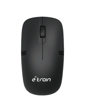 Etrain Wireless Optical Mouse 1200 DPI Black