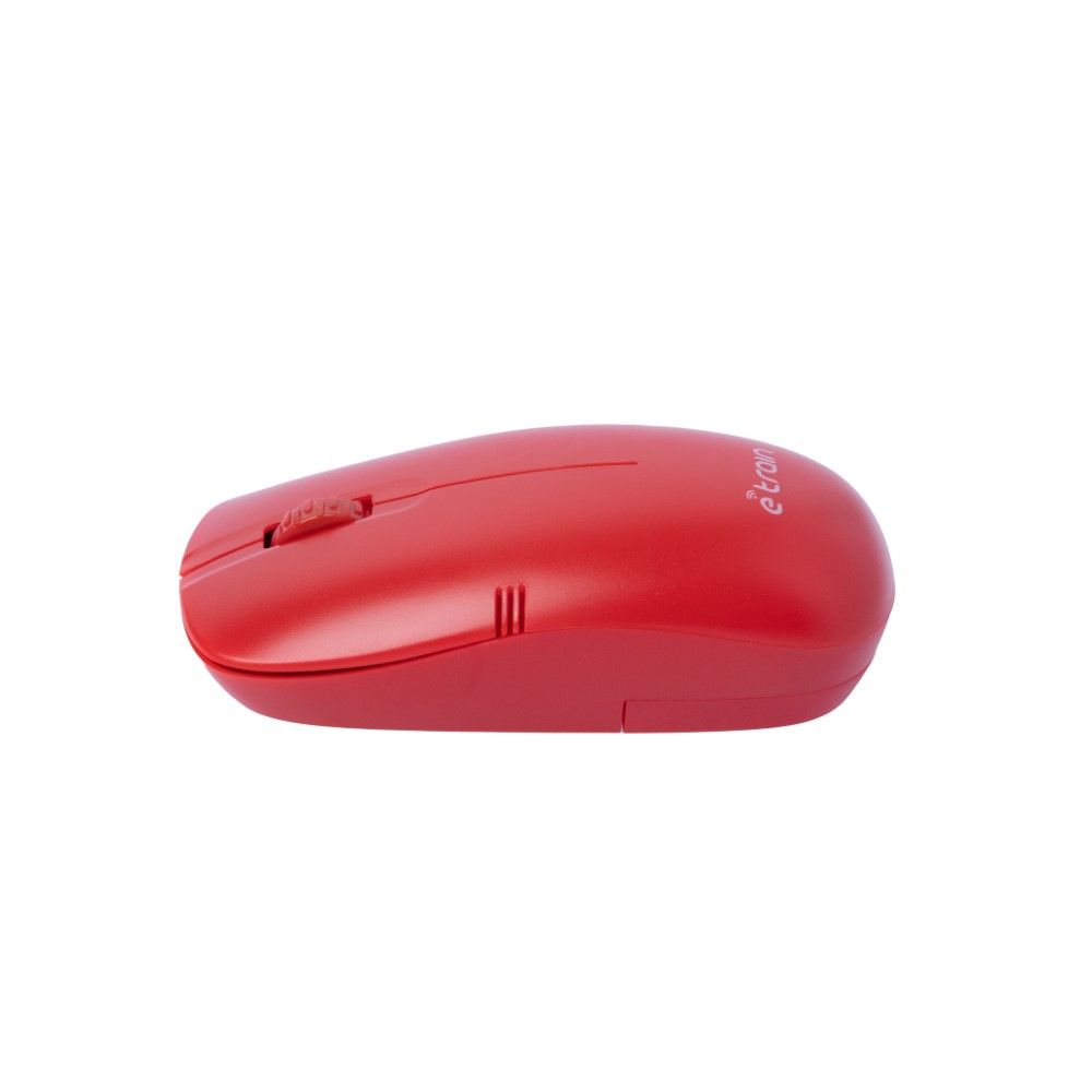 Etrain Wireless Optical Mouse 1200 DPI Red