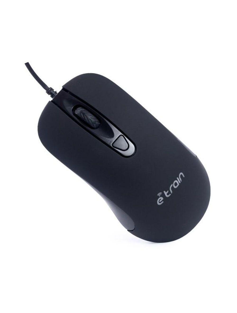 E-train Wired Mouse 1000-1600 DPI with Switchable Button, Cable Length 1.7M , With light logo.