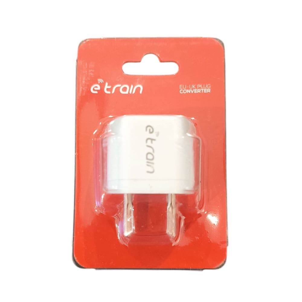 Etrain Power Plug Converter from UK to Euro Plug