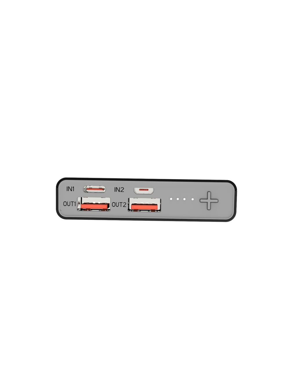 Etrain Power Bank 10,000 Mah, Dual Input & Output, Total power 10.5W, Black