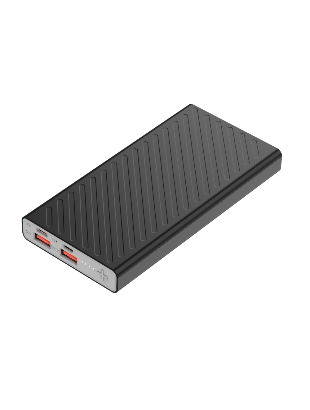 Etrain Power Bank 10,000 Mah, Dual Input & Output, Total power 10.5W, Black