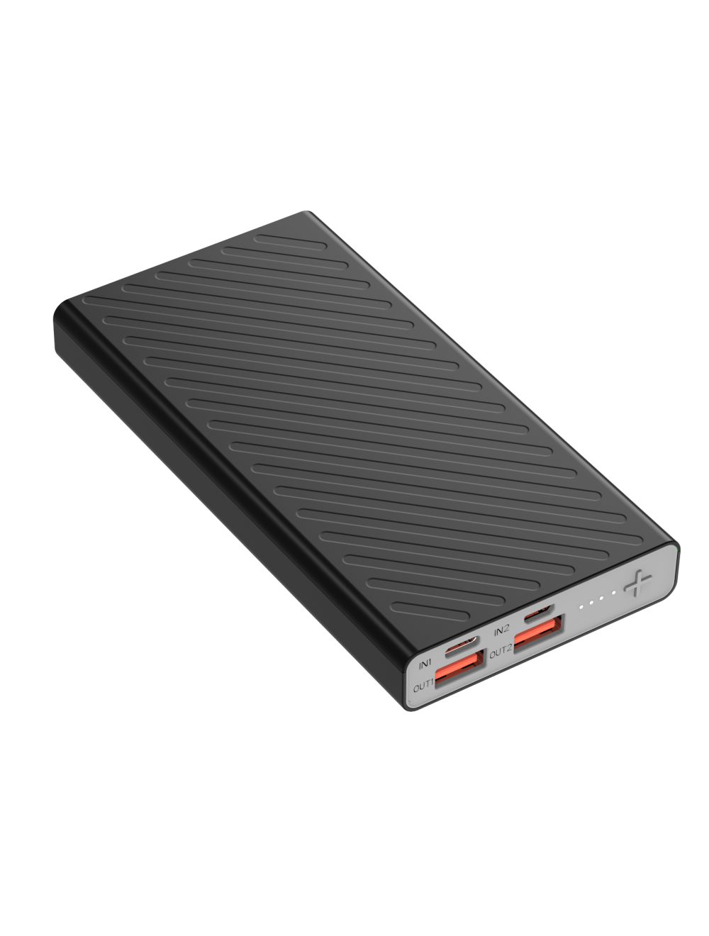 Etrain Power Bank 10,000 Mah, Dual Input & Output, Total power 10.5W, Black